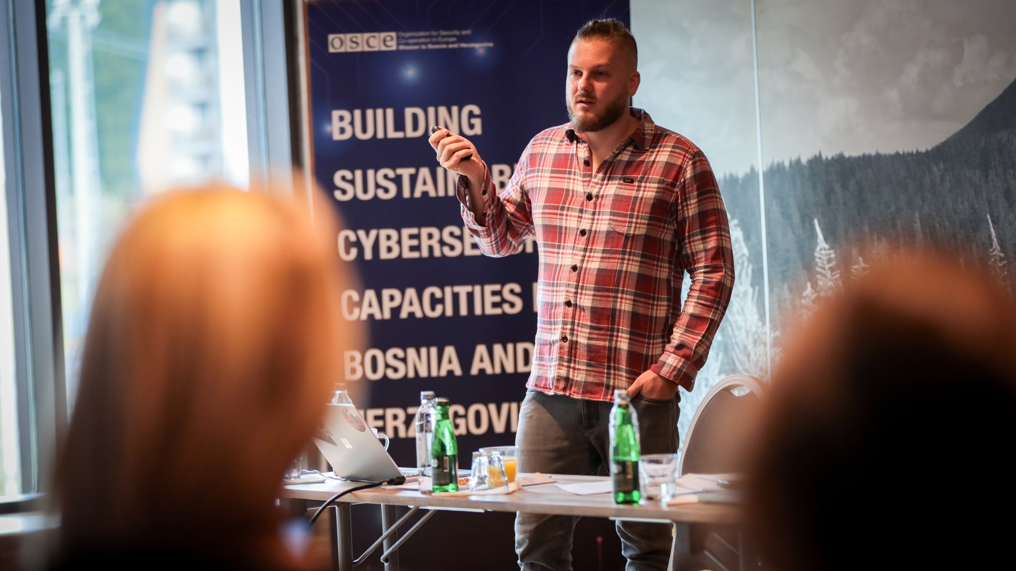 Petr Pospíšil at an OSCE capacity-building programme